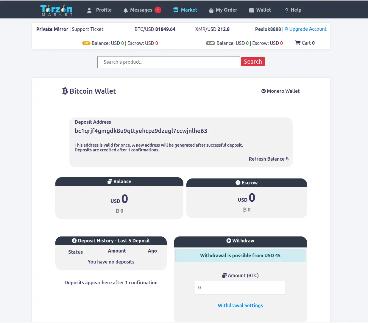 Official trusted escrow protection system for secure anonymous transactions